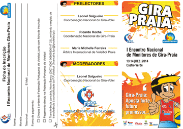 I Encontro de Monitores Gira-Praia (2014) Desdobrável